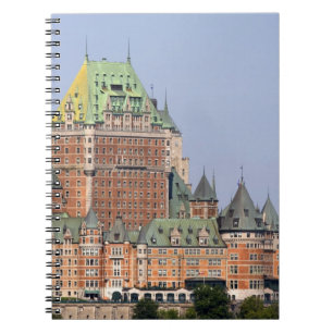 Carnet Le château Frontenac à Québec, Canada.