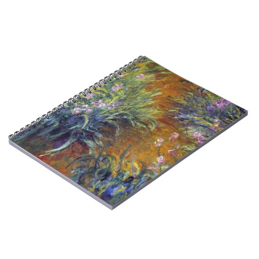 Carnet Le chemin à travers les Irises par Claude Monet (Côté gauche)