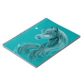 Carnet Le cheval arabe pensif (Côté gauche)
