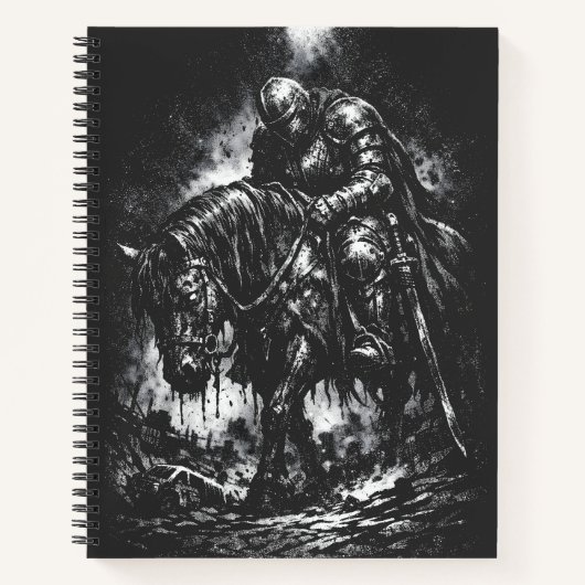 Carnet Le Chevalier Déchu par BurnsInHell (Devant)