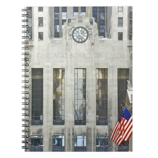 Carnet Le Chicago Board of Trade, Chicago, Illinois (Devant)