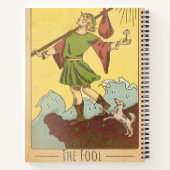 Carnet Le chien fou grand arcana tarot carte chien en dét (Dos)