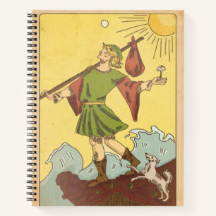 Carnet Le chien fou grand arcana tarot carte chien en dét