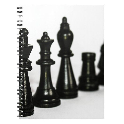 Carnet Le chiffre noir d'échecs rapièce la perspective (Devant)