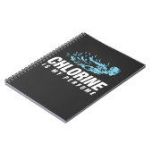 Carnet Le chlore est mon nageur drôle de bain de parfum (Côté gauche)