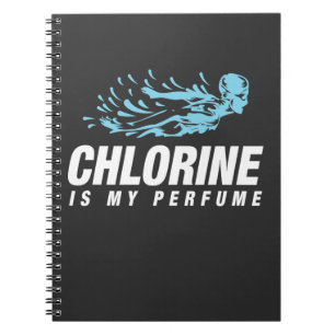 Carnet Le chlore est mon nageur drôle de bain de parfum