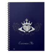 Carnet Le Claddagh (Argent) (Devant)