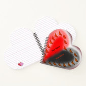 Carnet Le coeur des papillons Yin Yang (Intérieur)