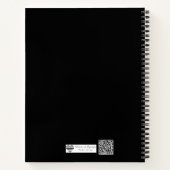Carnet Le Commandement Audacieux | Typographie Motivation (Dos)