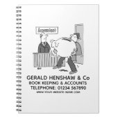 Carnet Le comptable reçoit une grande banque de piges (Devant)