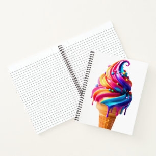 Carnet Le cône de glace classique de SlipperyJoe's vibran