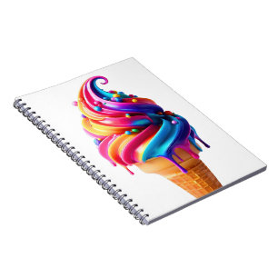 Carnet Le cône de glace classique vibrant de SlipperyJoe'