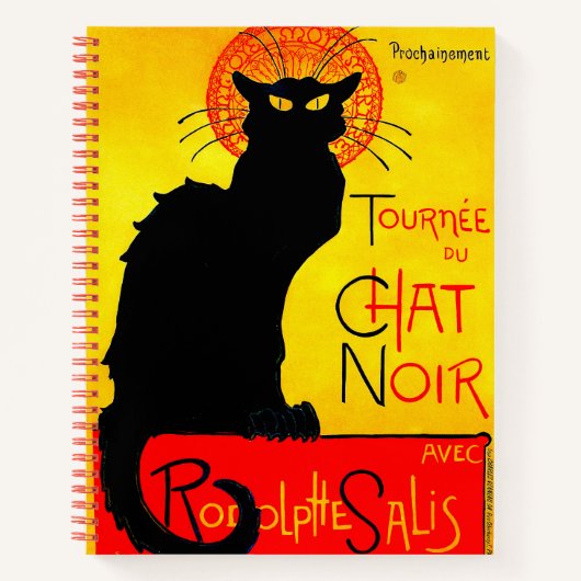 Carnet Le Conversation Noir Vintage (Devant)