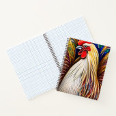 Carnet Le coq majestueux - Un portrait glorieux (Intérieur)