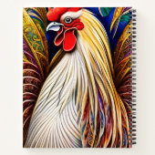 Carnet Le coq majestueux - Un portrait glorieux (Dos)