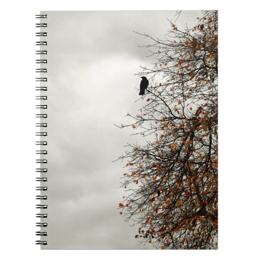 Carnet Le Corbeau Et Les Feuilles D'Or (Devant)