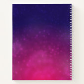 Carnet Le cosmos est ma citation de travail d'équipe l Ro (Dos)