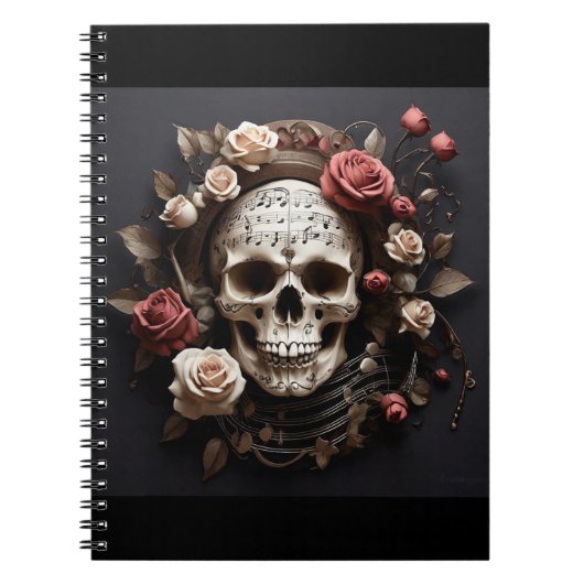 Carnet le crâne heureux (Devant)
