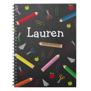 Carnet Le crayon d'arc-en-ciel d'Apple de tableau