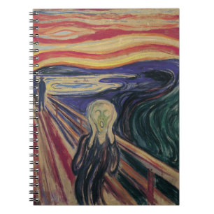 Carnet Le cri d'Edvard Munch, l'expressionnisme Vintage