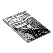Carnet Le cri perçant par Edvard Munch (Côté Droit)