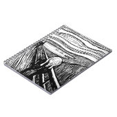 Carnet Le cri perçant par Edvard Munch (Côté gauche)