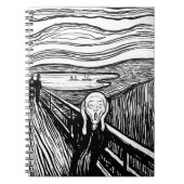 Carnet Le cri perçant par Edvard Munch (Devant)