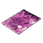 Carnet Le cristal de violet (Côté gauche)