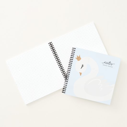 Carnet Le Cygne Couronné (Intérieur)