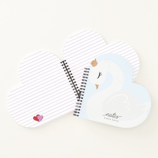 Carnet Le Cygne Couronné (Intérieur)