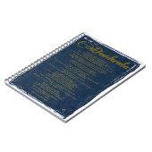 Carnet Le Desiderata "Choses désirées" (Côté gauche)