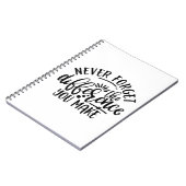 Carnet Le Design Enseignant N'Oublie Jamais La Différence (Côté gauche)