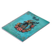 Carnet Le dieu du faucon égyptien. (Côté gauche)