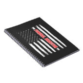 Carnet Le directeur des funérailles américaines fier du d (Côté Droit)