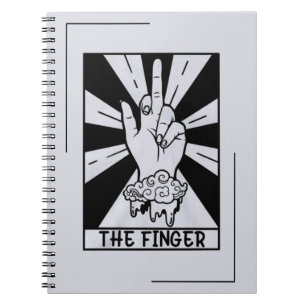 Carnet Le doigt - Carte Tarot