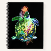 Carnet Le doigt de couleur cosmique (Devant)