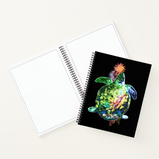 Carnet Le doigt de couleur cosmique (Intérieur)