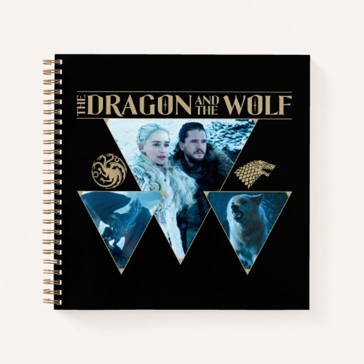 Carnet Le Dragon et le Wolf Daenerys & Jon Graphic (Devant)