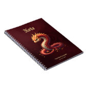 Carnet Le dragon serpent doré. (Côté Droit)