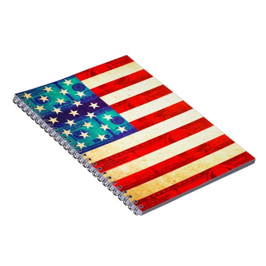 Carnet Le drapeau américain de l'argent (Côté Droit)