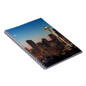 Carnet Le drapeau américain vole entre la lune en hausse (Côté Droit)