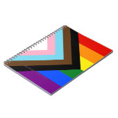 Carnet Le drapeau de fierté Progress de SlipperyJoe six h (Côté gauche)