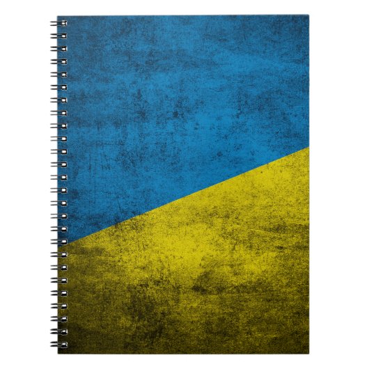 Carnet Le drapeau ukrainien sur le mur (Devant)