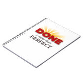 Carnet Le fait est mieux que parfait (Côté gauche)