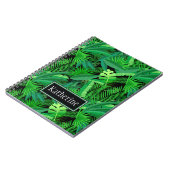 Carnet Le feuille de palmiers tropicaux | ajoute votre (Côté gauche)