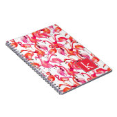 Carnet Le Flamant rose d'aquarelle dans les aquarelles | (Côté Droit)