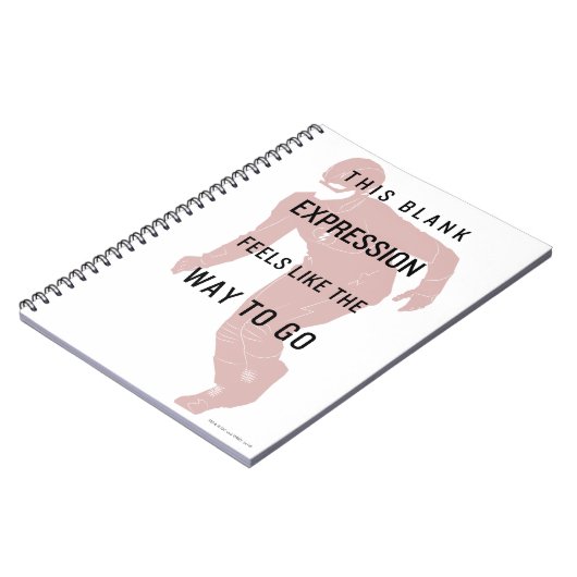 Carnet Le Flash | Silhouette du devis "Expression vide" (Côté gauche)