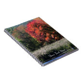 Carnet Le Foliage D'Automne Bordant Une Nature Marécageus (Côté Droit)