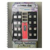 Carnet Le fournisseur d'alimentation ... Machine de vente (Devant)