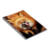 Carnet Le Fox drôle le collant est langue (Côté Droit)